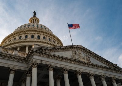 Washington,Dc.,National,Capitol,Building,With,Us,Flag.,Us,Government.