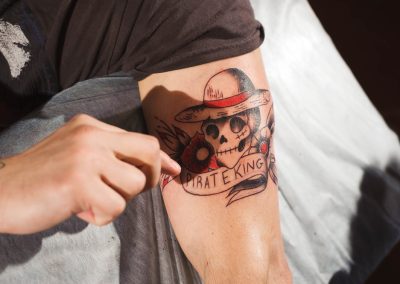 Process,Of,Making,Tattoo,Close-up