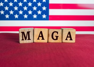 Maga,Letter,Text,Or,Make,America,Great,Again,On,Wooden